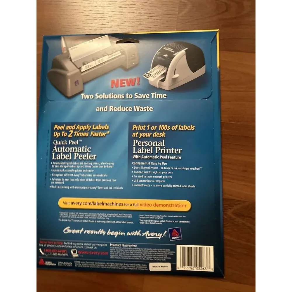 Avery 5263 True Block Shipping Labels White Laser 2